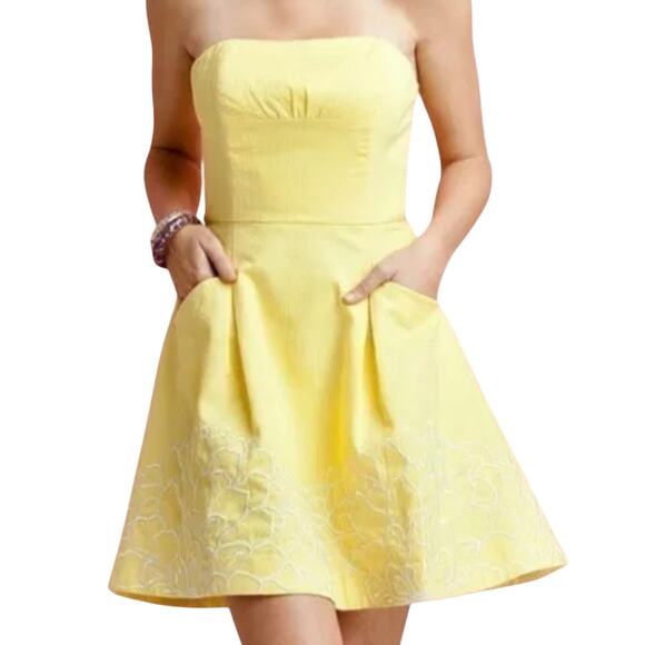 Lilly Pulitzer Blossom Dress in Yellow | Size 4 - Picture 5 of 6